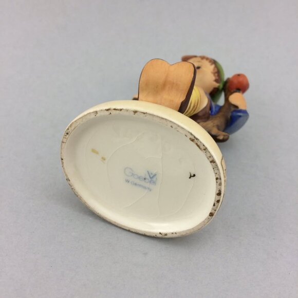 Vintage Hummel Porcelain Figurine Apple Tree Boy TMK5 West Germany - Picture 9 of 10